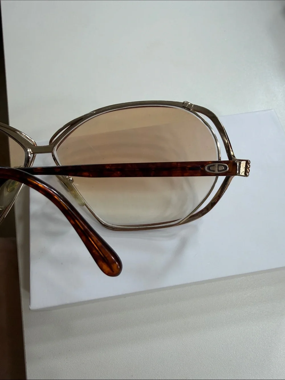Vintage Christian Dior Oversized Butterfly Sunglasses